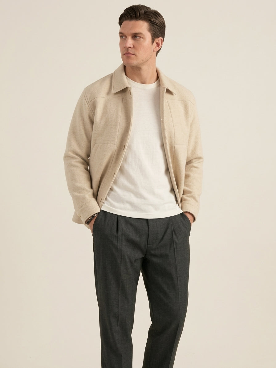 Classic beige Belmont jacket