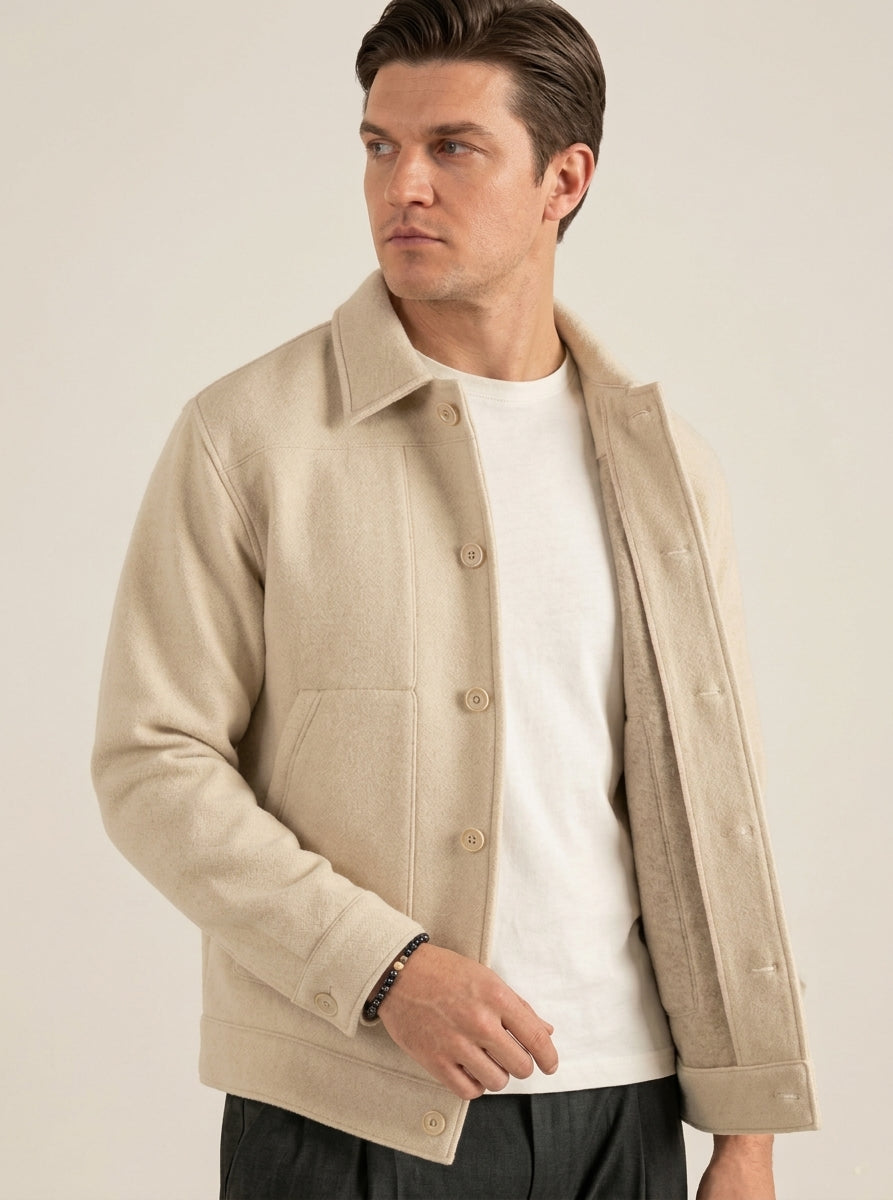 Classic beige Belmont jacket