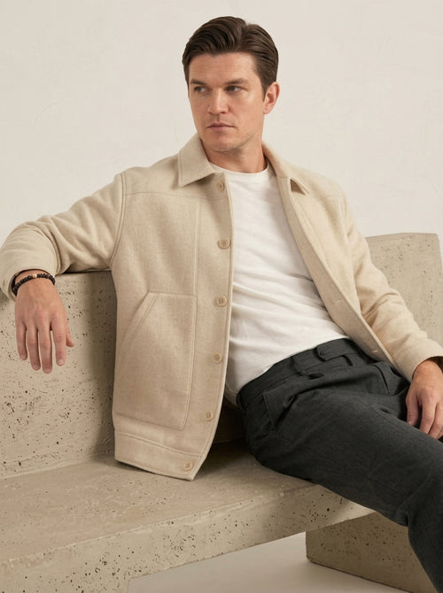 Classic beige Belmont jacket